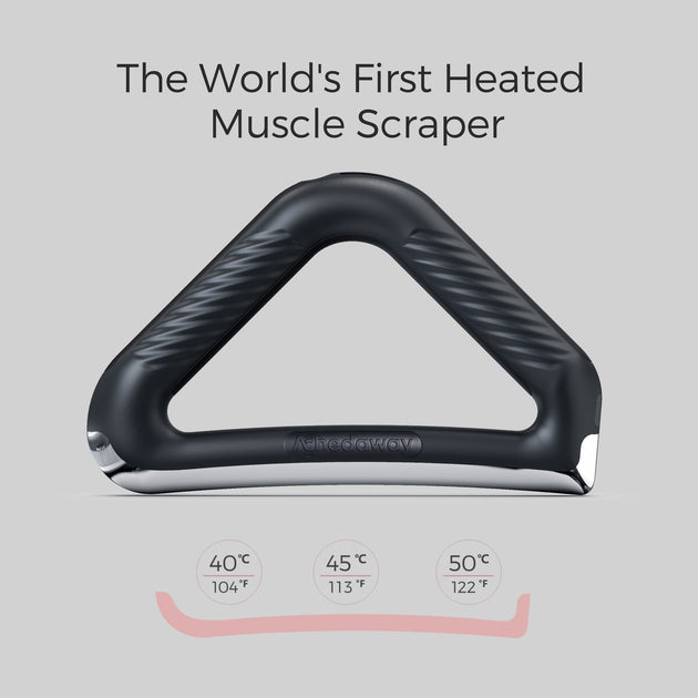 AchedAway Scraper showing its three different working edges